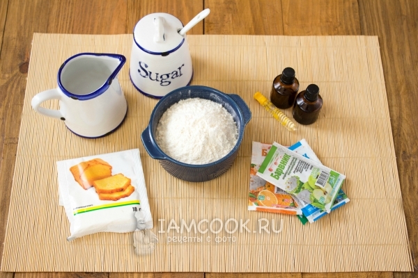 Ингредиенты для новогодних кексов