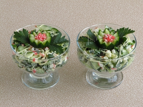 Легкий фуршетный салат