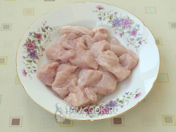 Порезать мясо