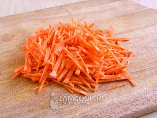 Порезать морковь