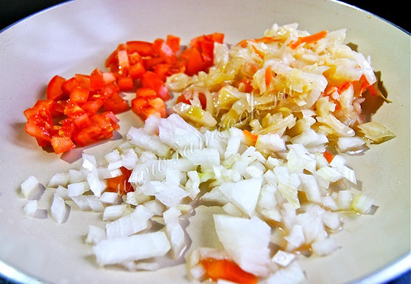 Овощи на сковороде