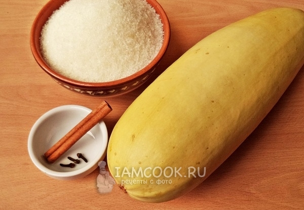 Ингредиенты для компота из кабачков на зиму