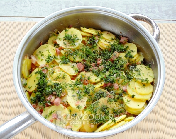 Посыпать зеленью