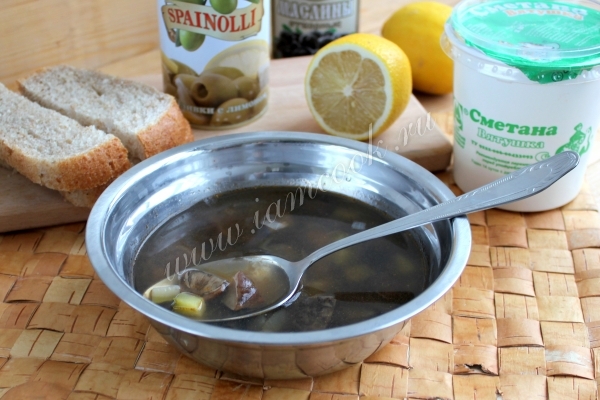 Фото грибной солянки по госту