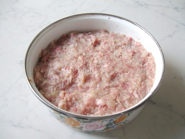 Мясной фарш для котлет
