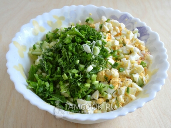 Порезать зелень