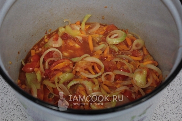 Потушить овощи