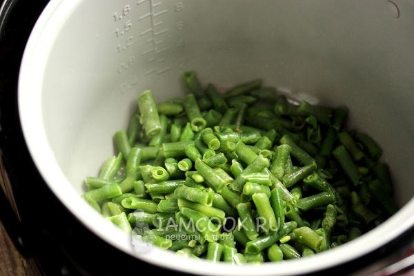 Разморозить фасоль