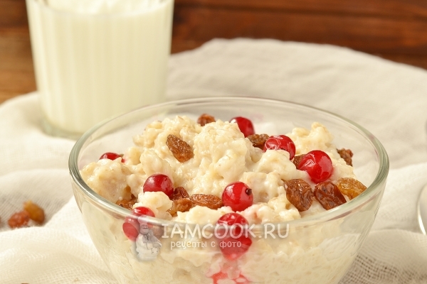 Рецепт каши на молоке в мультиварке