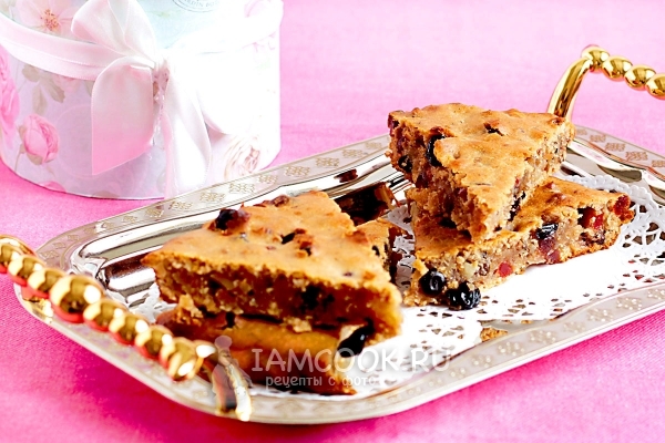 Рецепт коврижки с вареньем