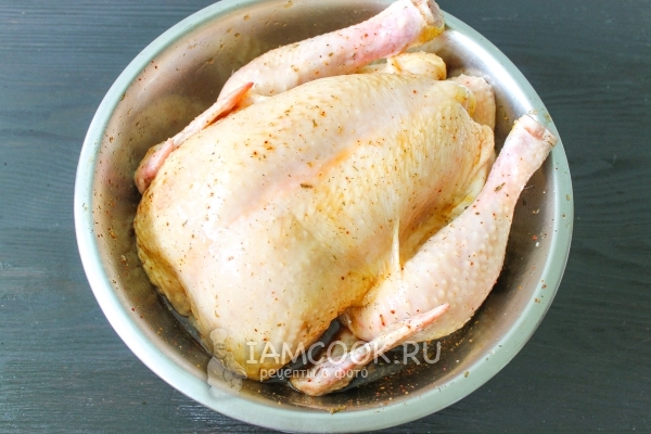 Замариновать курицу