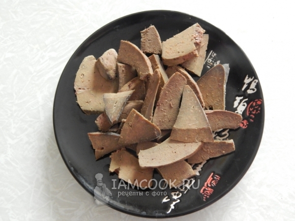 Печень отварная