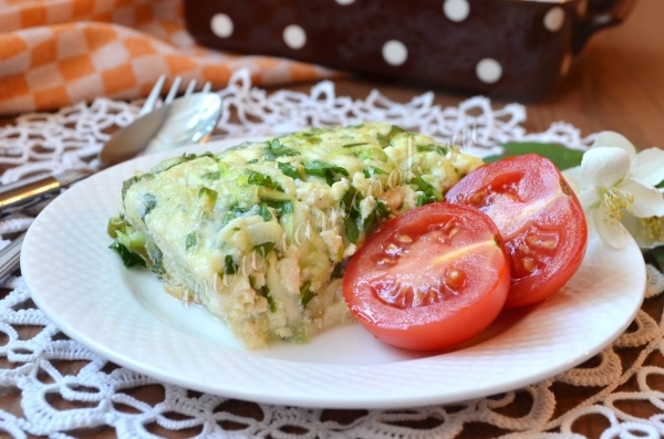 Вкусная запеканка из кабачков