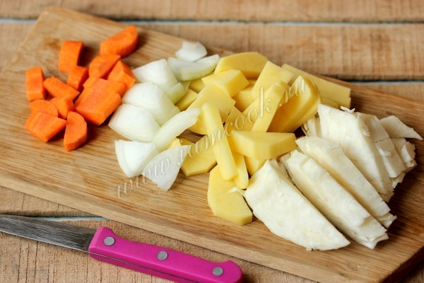 Ингредиенты для супа Молния