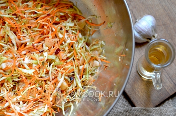 Перемешать салат