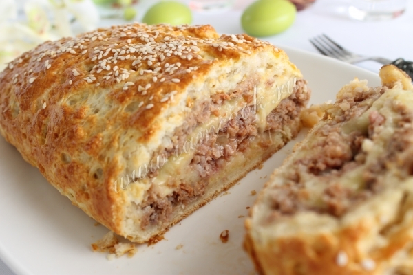 Готовим рулет с мясом