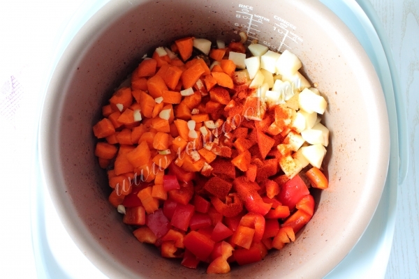 Овощи с мясом