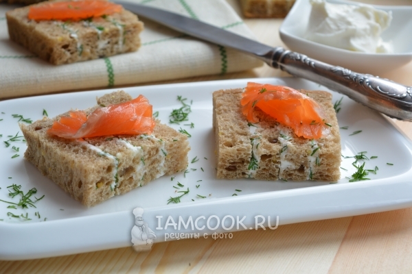 Рецепт полосатых бутербродов