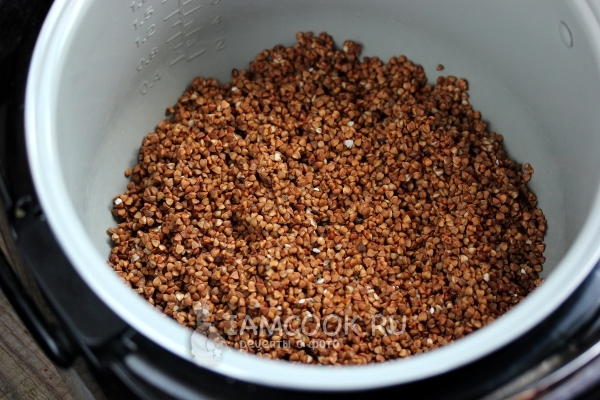 Гречка в чаше мультиварки