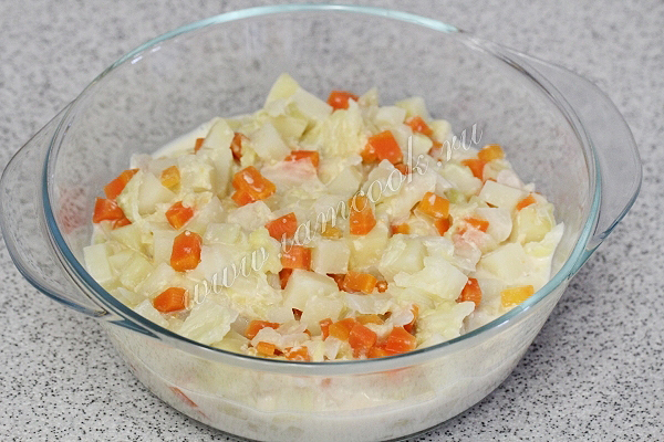 Картофельно-морковное рагу