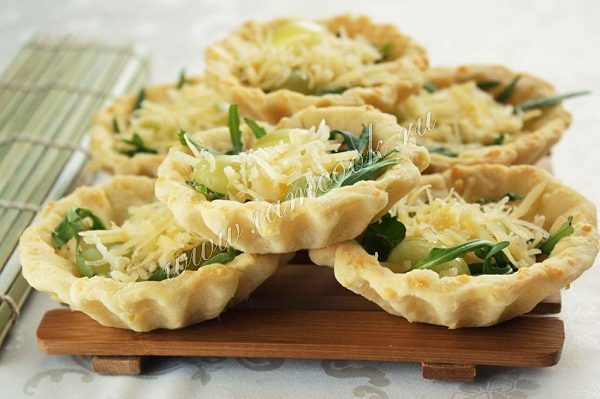 Рецепт тарталеток из сырного теста