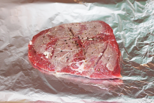 говядина на фольге