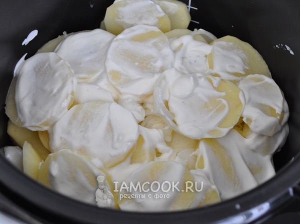 Смазать сливками