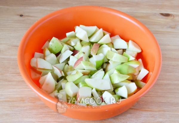 Порезать яблоки