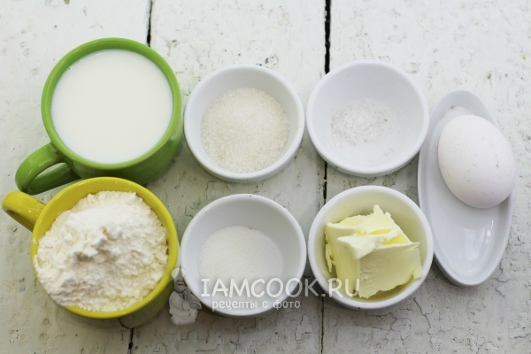 Ингредиенты для ажурных блинов