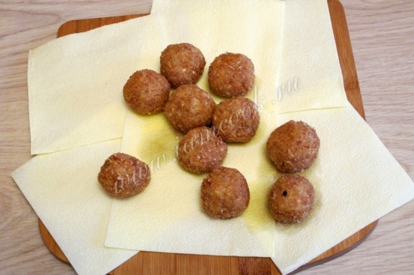 готовые рыбные крокеты