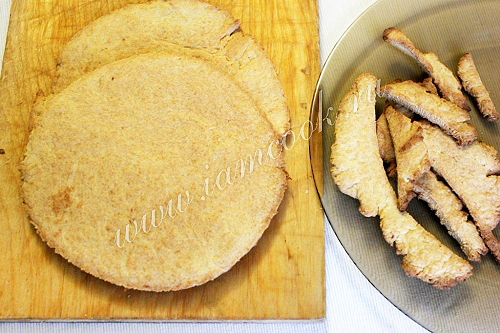 Коржи для торта рыжик