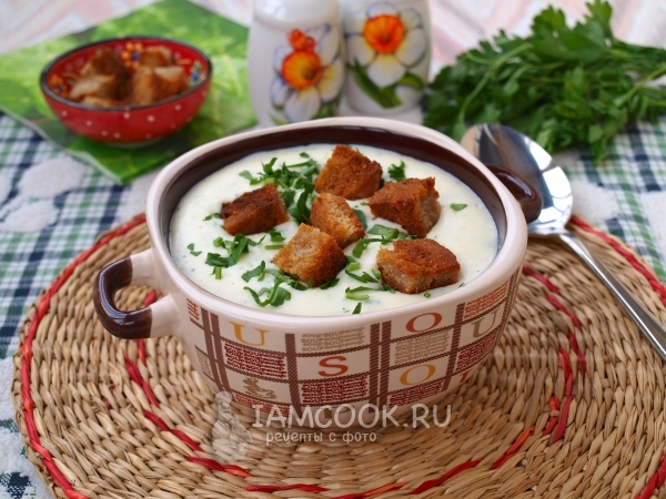 Рецепт сырного супа-пюре