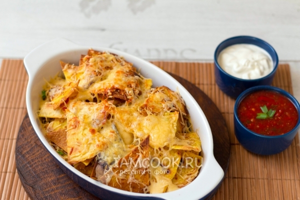 Запечь чипсы с сыром