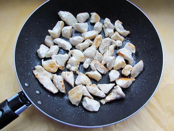 Обжарка курицы