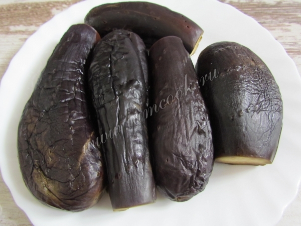 Отварные баклажаны