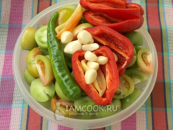 Почистить и помыть овощи