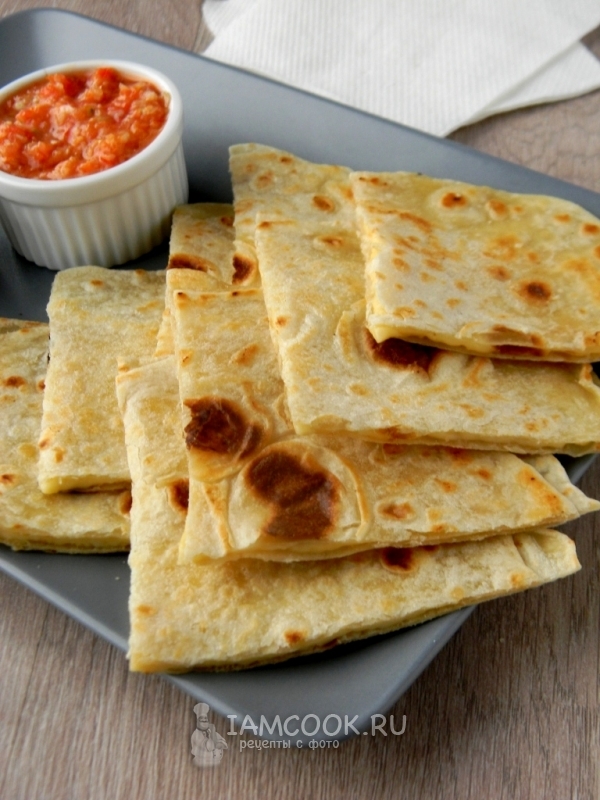 Рецепт кесадильи с сыром