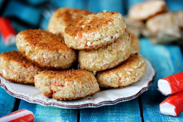 Фотография котлет из крабовых палочек