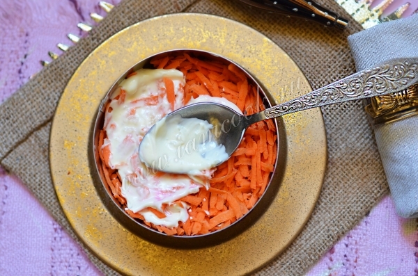 Третий слой салата