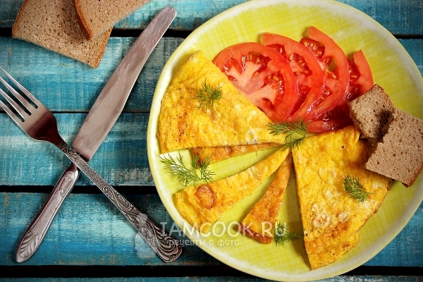 Омлет без молока