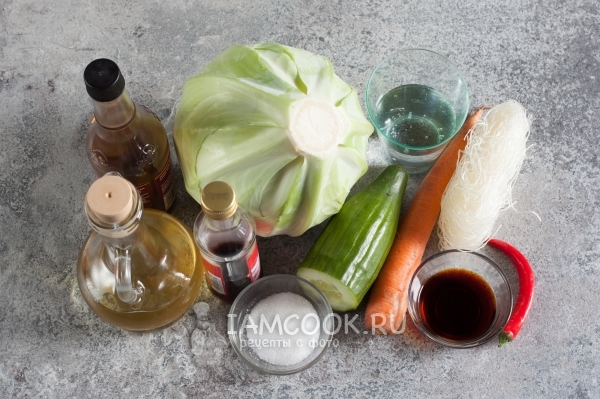 Ингредиенты для салата хэйхэ