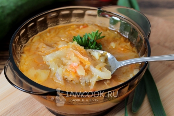 Рецепт щей из кислой капусты