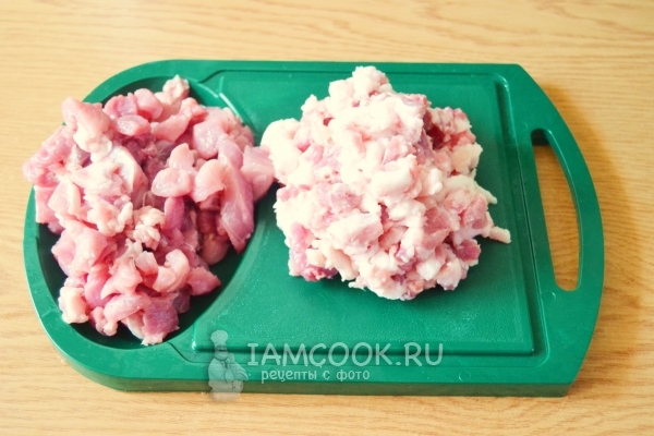 Порезать мясо