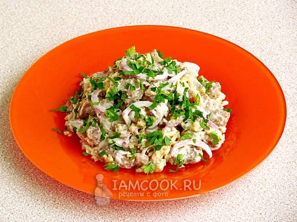 Рецепт закуски из свинины и сыра