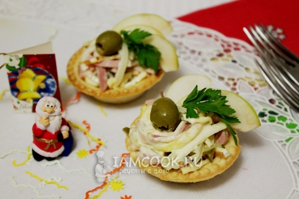 Фото салата с корейкой и яйцами