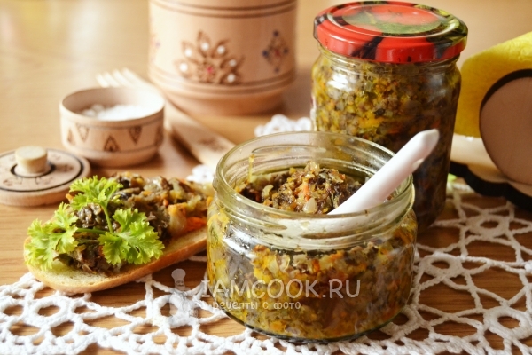 Фото икры из опят на зиму