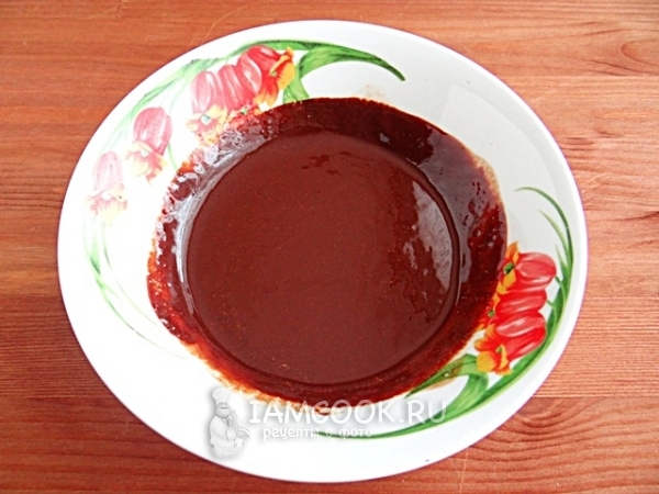 Растопить масло с шоколадом