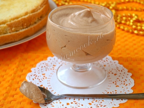 фото сливочно шоколадного крема