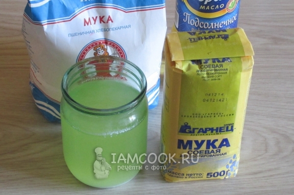 Ингредиенты для соевых блинов