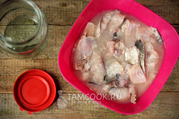 Толстолобик в уксусном растворе